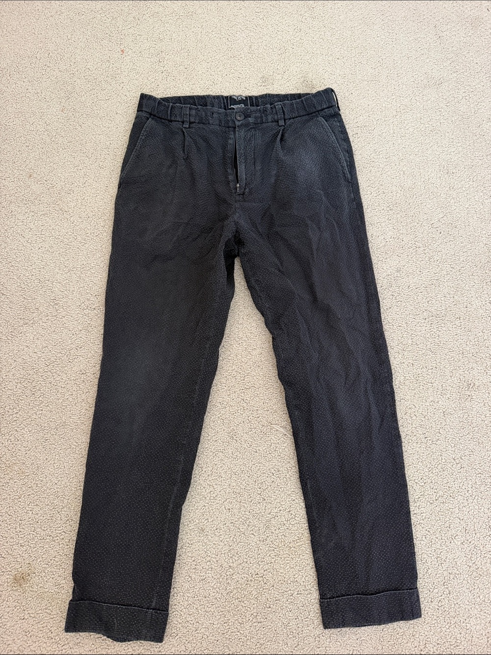 Todd Snyder Men's Black Slim Dress Pants
